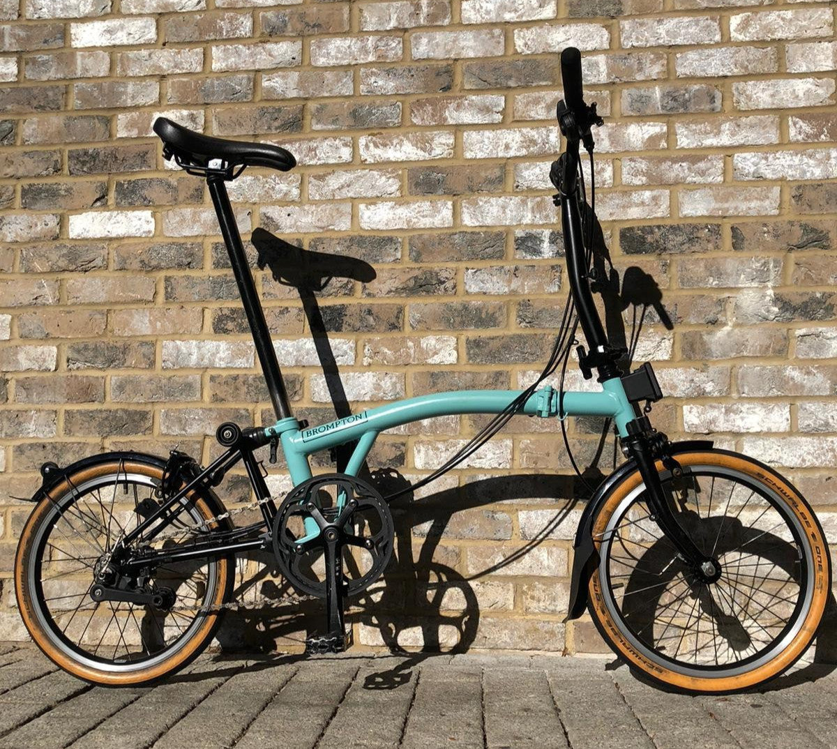 Brompton Turkish Green (Black Edition) M6L Mid 6 Speed - Worldwide Delivery