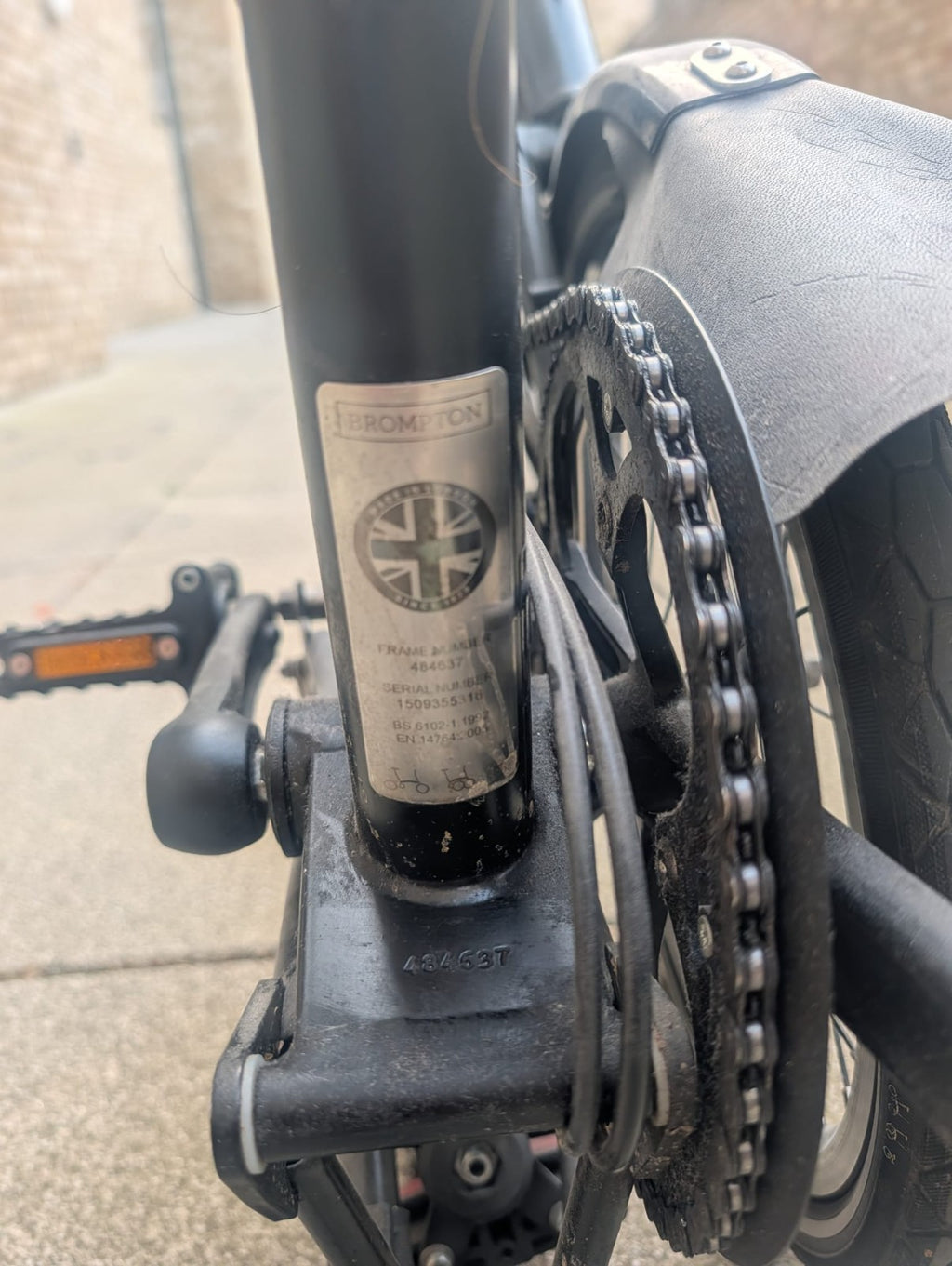Brompton Folding Bike – 2016 – Black Edition – 2 Speed