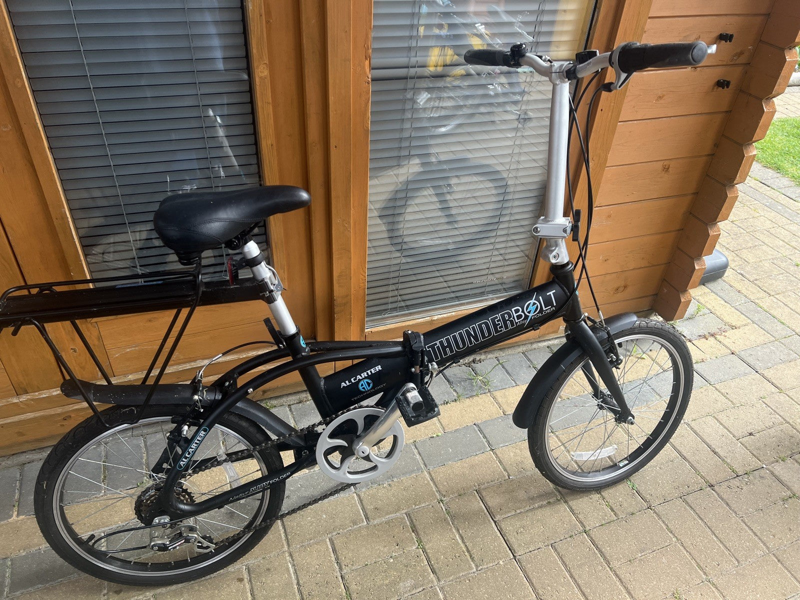 Al Carter Thunderbolt 20” Wheel Folding Bike, Aluminium Frame