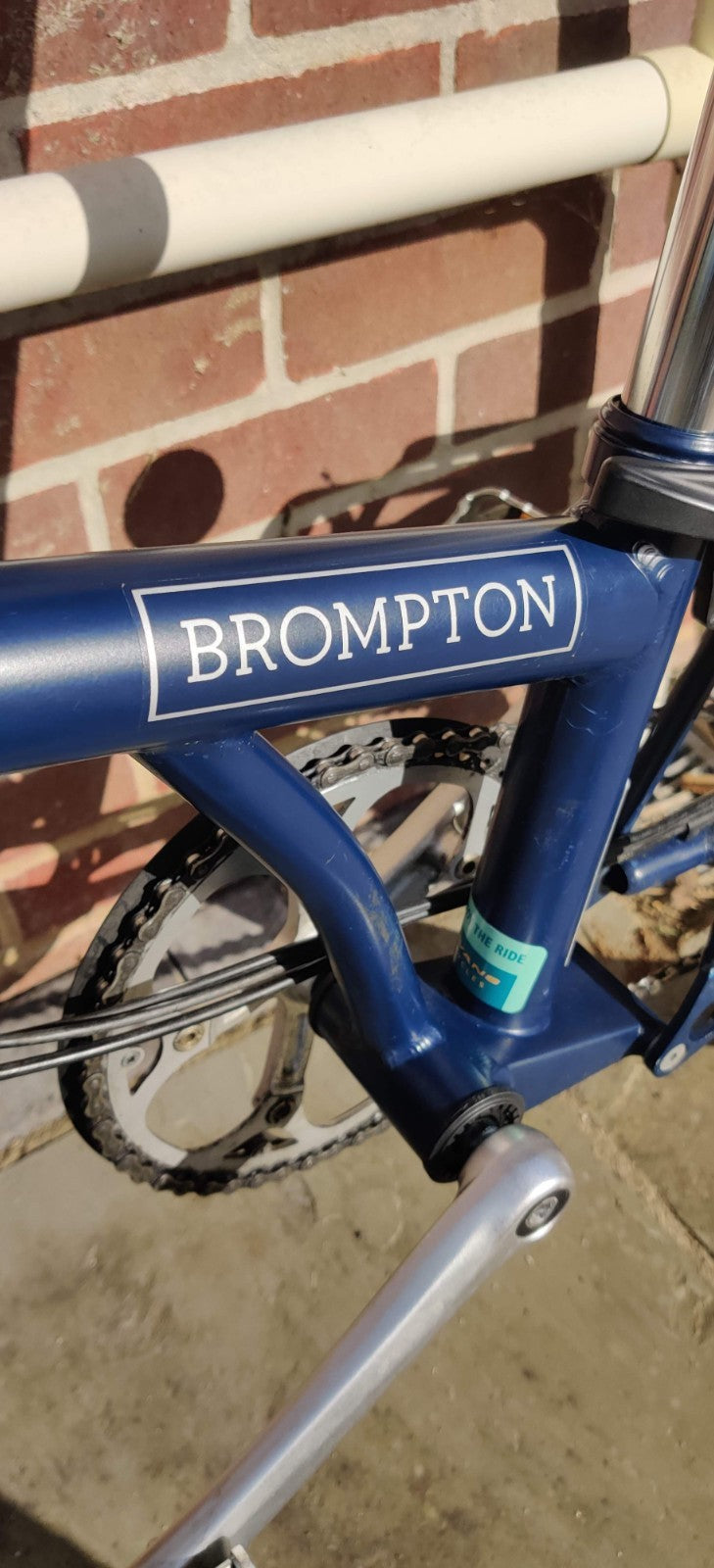 Brompton M6R 2017 Folding Bike - Navy 6 Speed w Rear Rack - Good Working Order