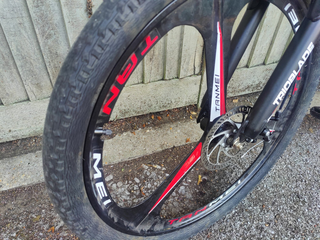 Trioblade 650B Folding MTB 21 Speed Full Suspension Disc Brakes - Needs Repair