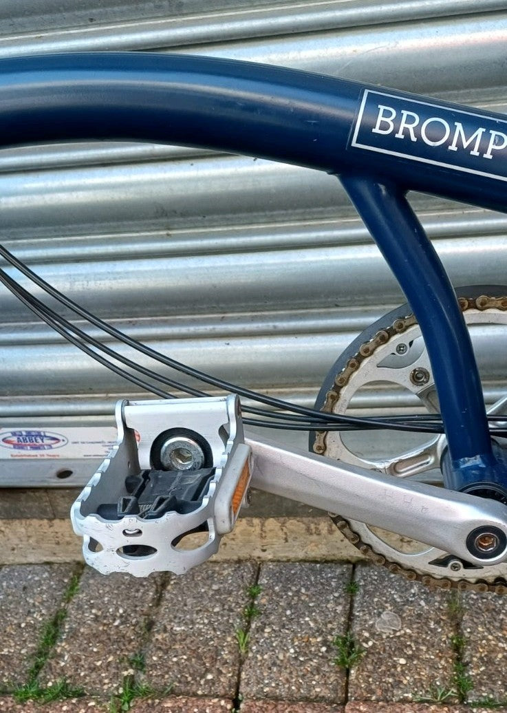 Brompton P6R folding bicycle tempest blue worldwide 🌐 shipping