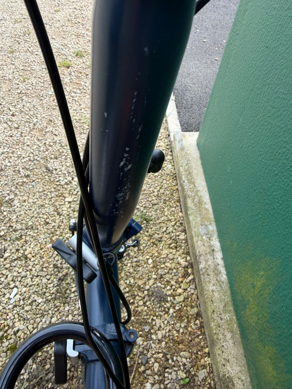 Brompton C Line M3L (3 Speed)  folding bicycle - Tempest  Blue