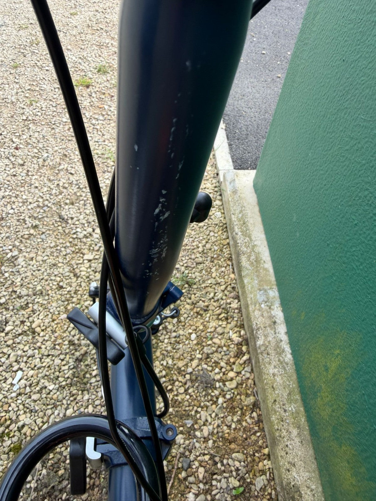 Brompton C Line M3L (3 Speed)  folding bicycle - Tempest  Blue