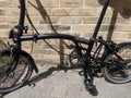 Brompton Folding Bike 6-Speed Black 2023 Model  Excellent Condition