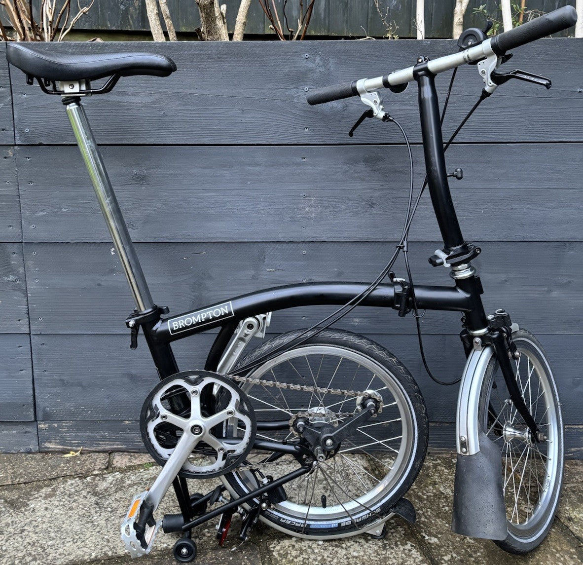2018 Brompton S3L folding bicycle C Line Equivalent in Satin Black - Used