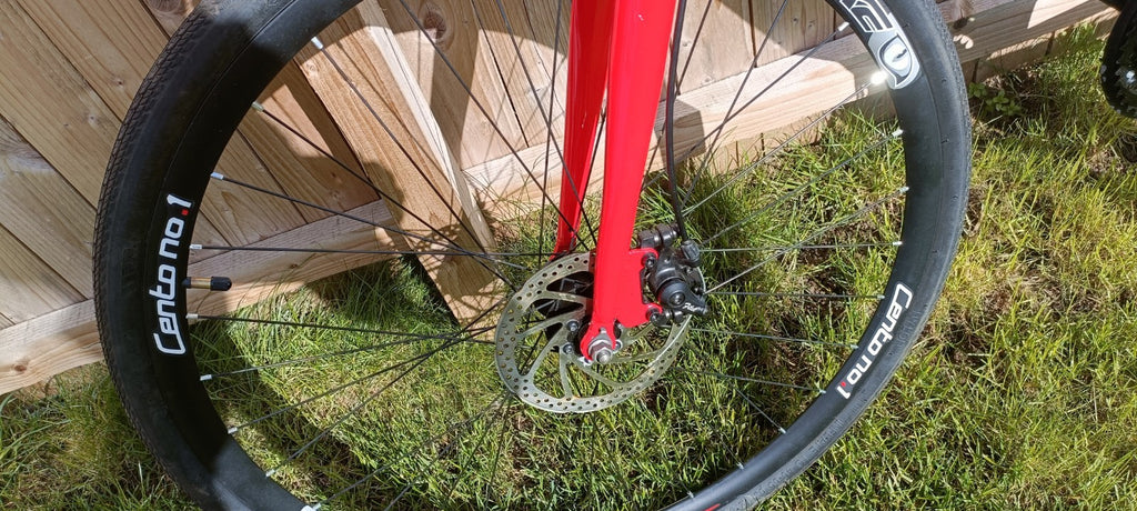 EuroBike XC580 Gravel Bike, with indoor resistance trainer kit