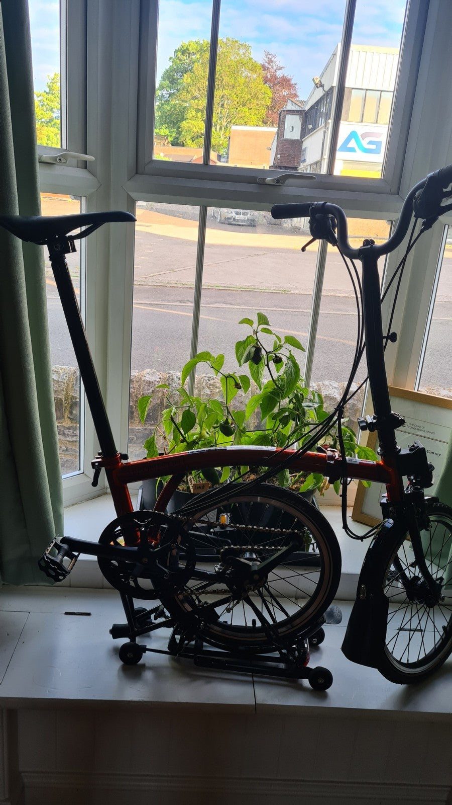 Brompton M6L 2021 Black Edition Flame Lacquer + Extras