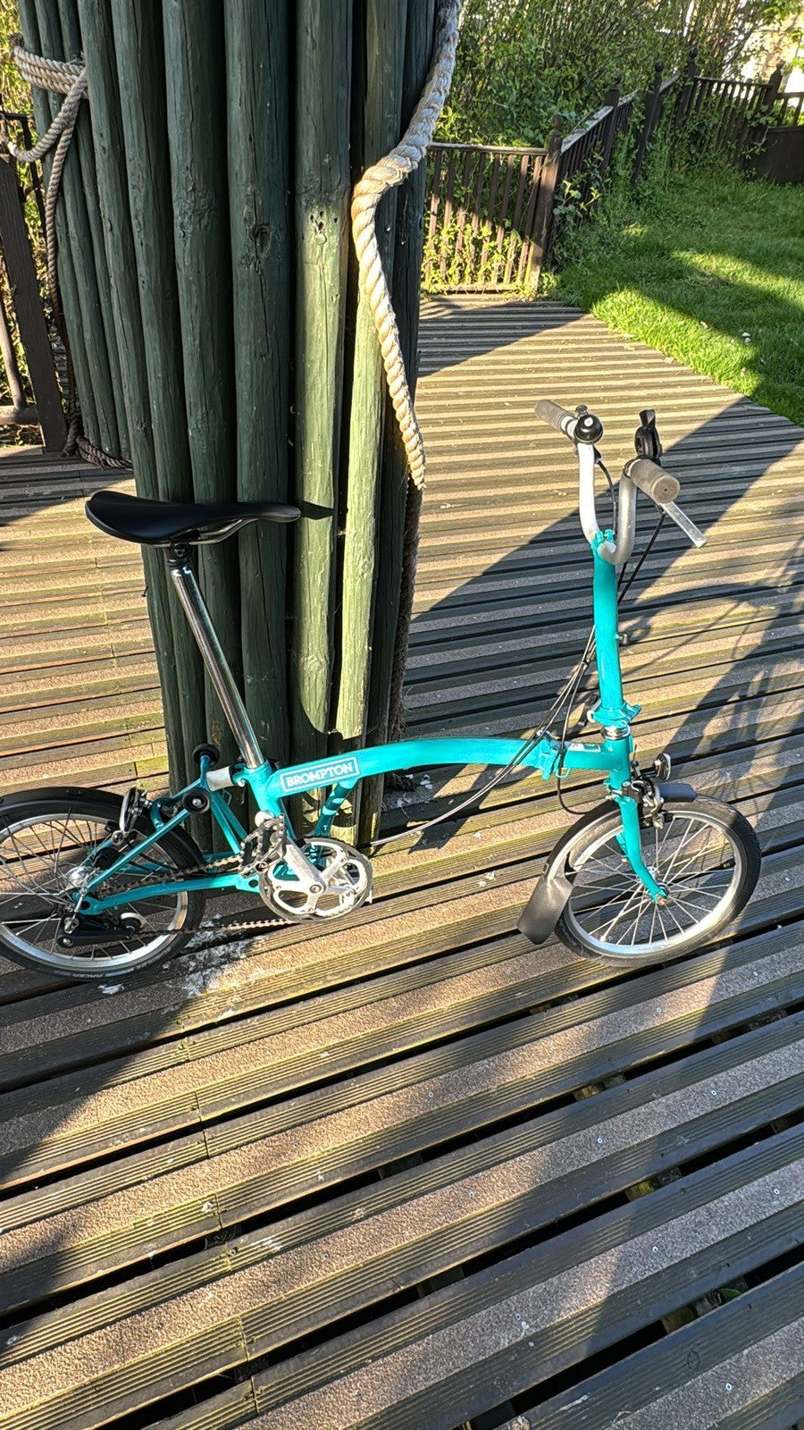 Brompton B75 16" Folding Bike - Blue