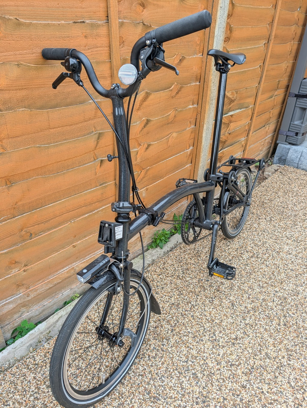 Brompton P Line 2023 Urban 4-Speed Black with Roller Frame