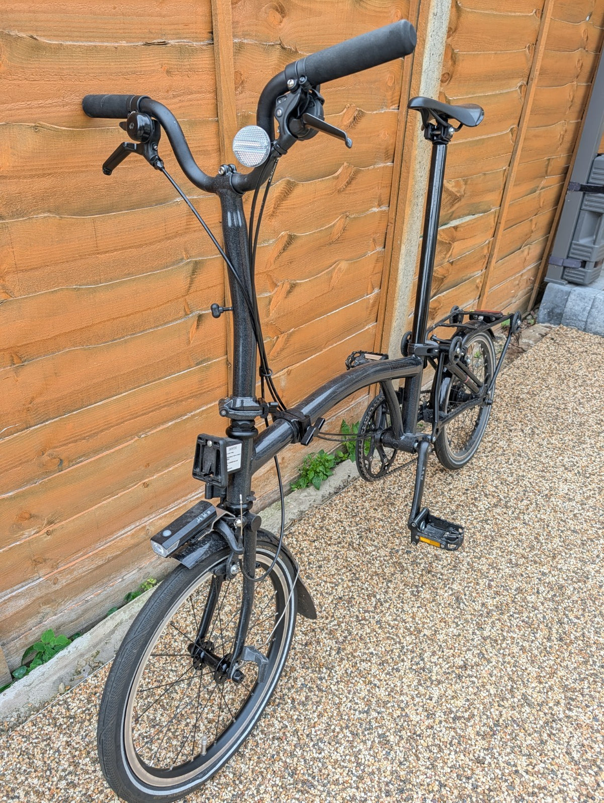 Brompton P Line 2023 Urban 4-Speed Black with Roller Frame