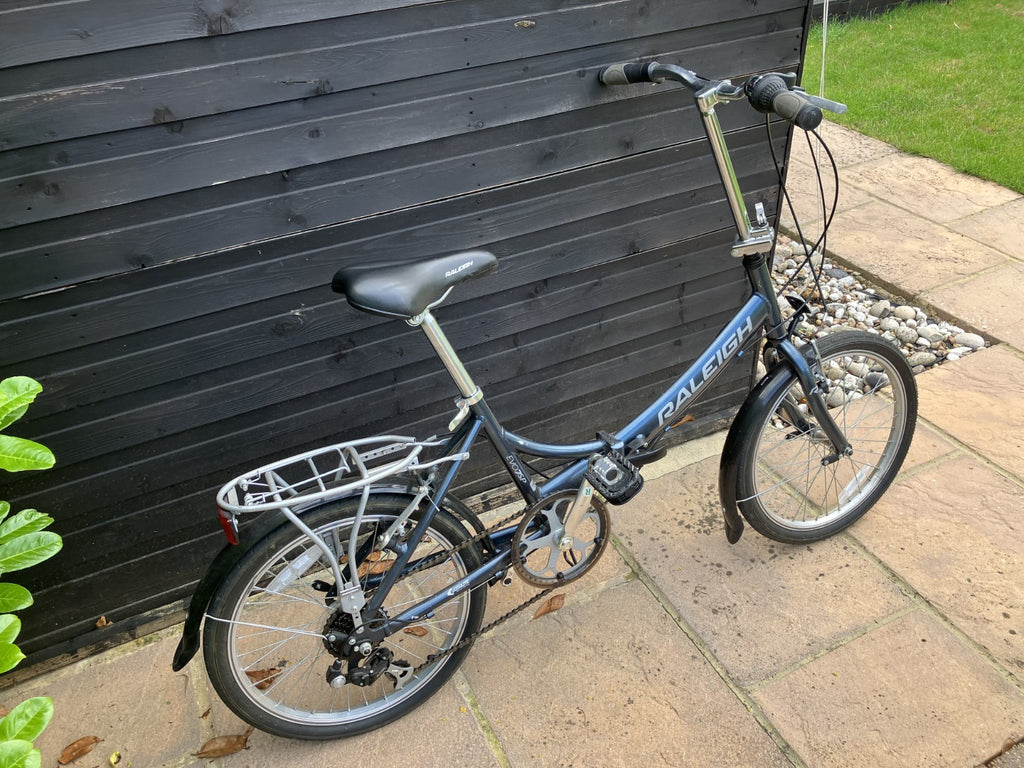 Raleigh Evo 7sp Folding Bicycle 20inch Wheels 7 Speed
