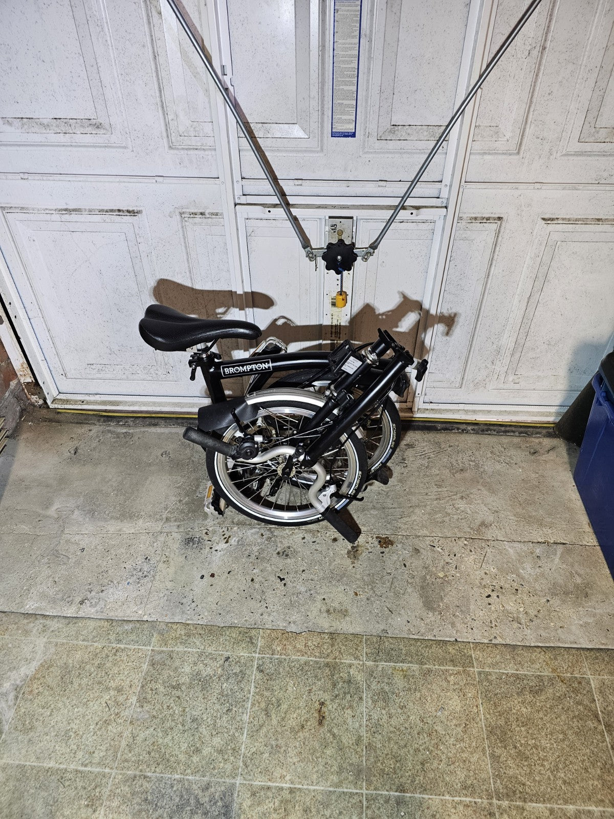 Brompton Folding Bike - Matte Black - Excellent Condition