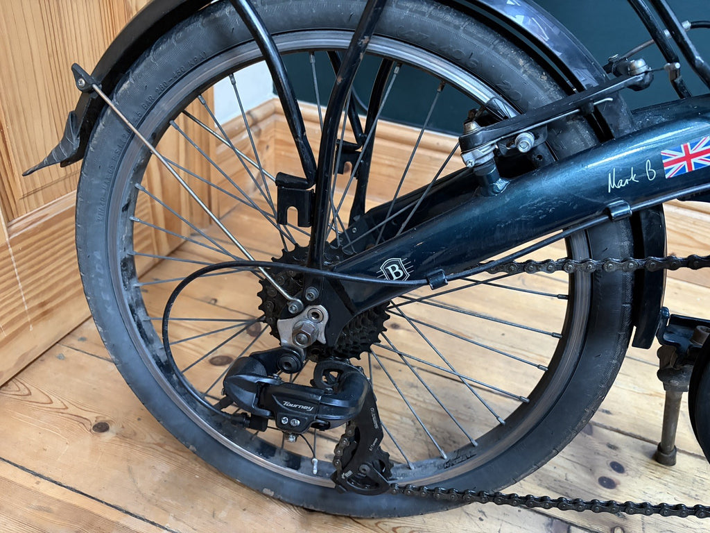 Bickerton Portable Junction 1507 Folding Bicycle in Green, Fully Working
