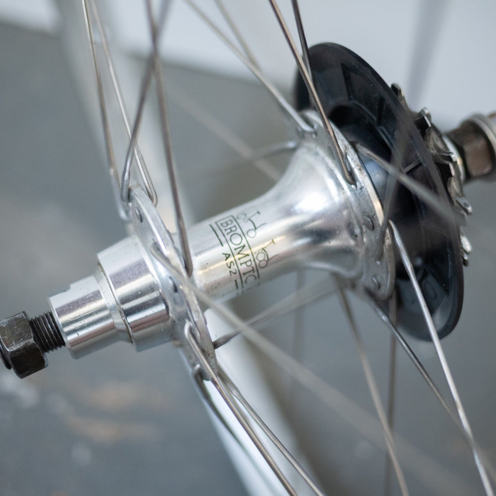 Brompton 1/2 Speed Wheelset Superlight Double Butted Silver 16" 349 E Hook