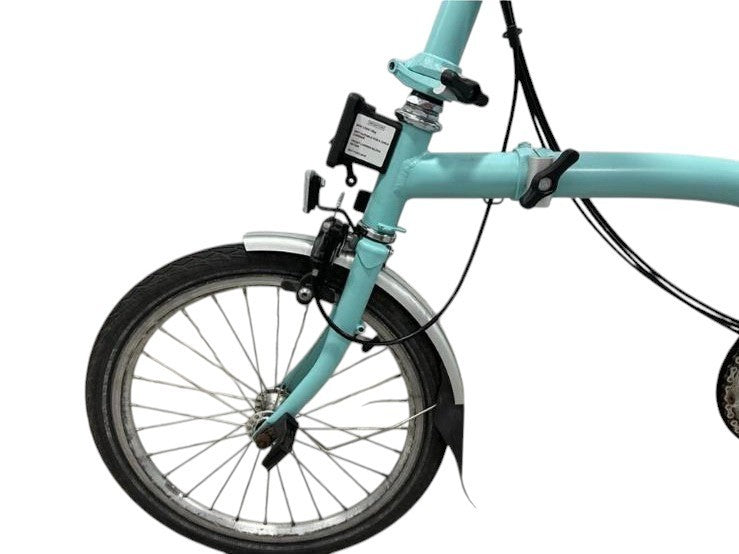Brompton C Line M6L (6 Speed) folding bicycle - Turkish Green