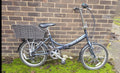 Raleigh EvoStar 20in Folding Bike Grey Mudguards Rear Rack Bell Grip Shifter