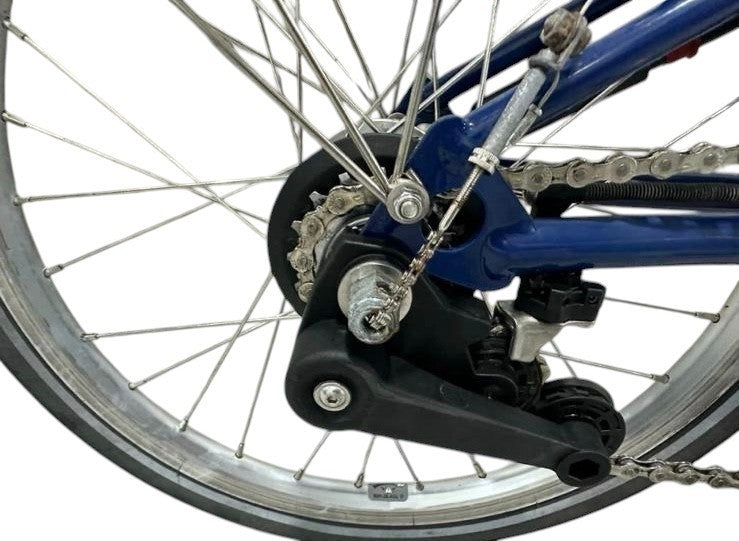 Brompton BWC Edition S6L (6 Speed)  folding bicycle - White-Red-Blue