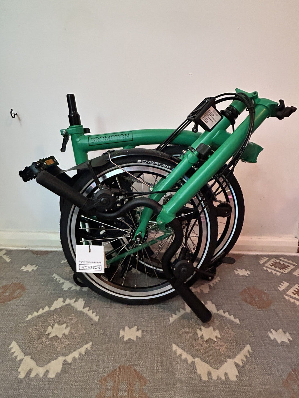 New Brompton C Line 12 Speed 2026 - Folding Bike - Palm Green - Original Box