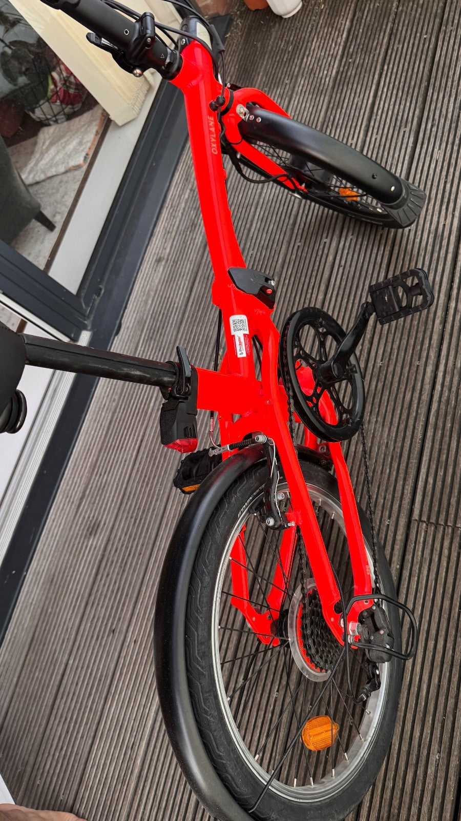 Oxylane Folding Bike with Swytch Max E-Kit