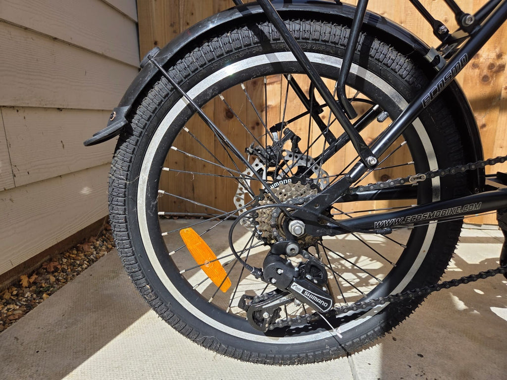 Ecosmo Folding Tandem Bicycle  20" Wheel 7SP Shimano  DiscBrakes 23kg-20TF01W-N
