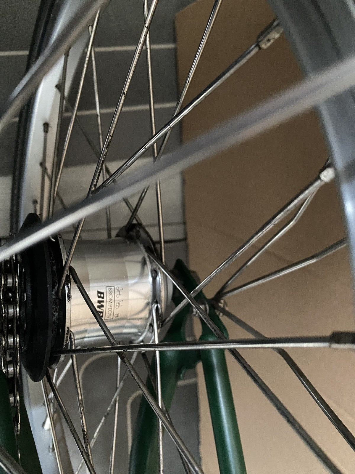 Brompton Folding commuter travel Bike S3L - Racing Green