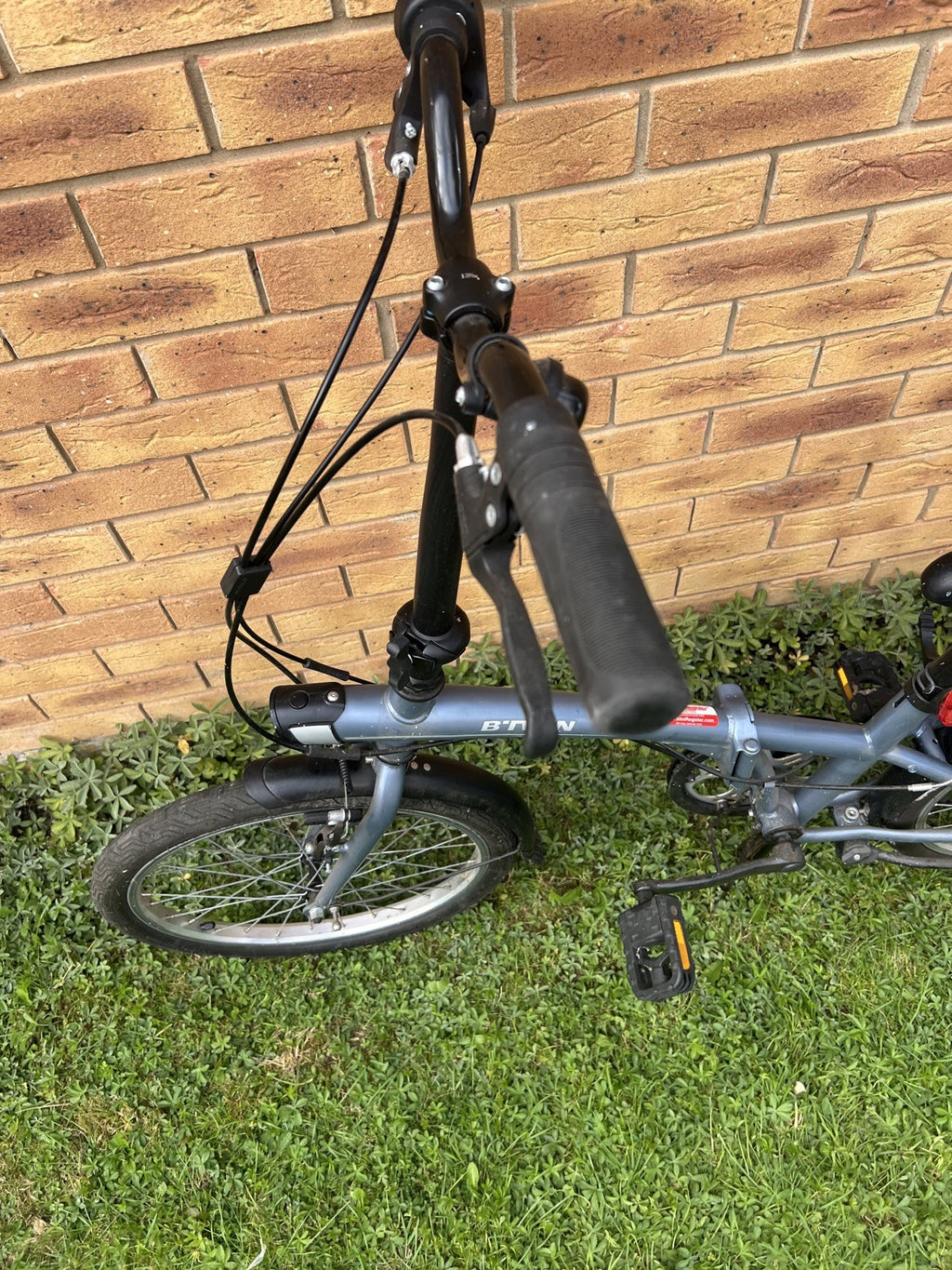 BTWIN Folding Bike 120 Blue/Grey RRP £280 Happy to Ship