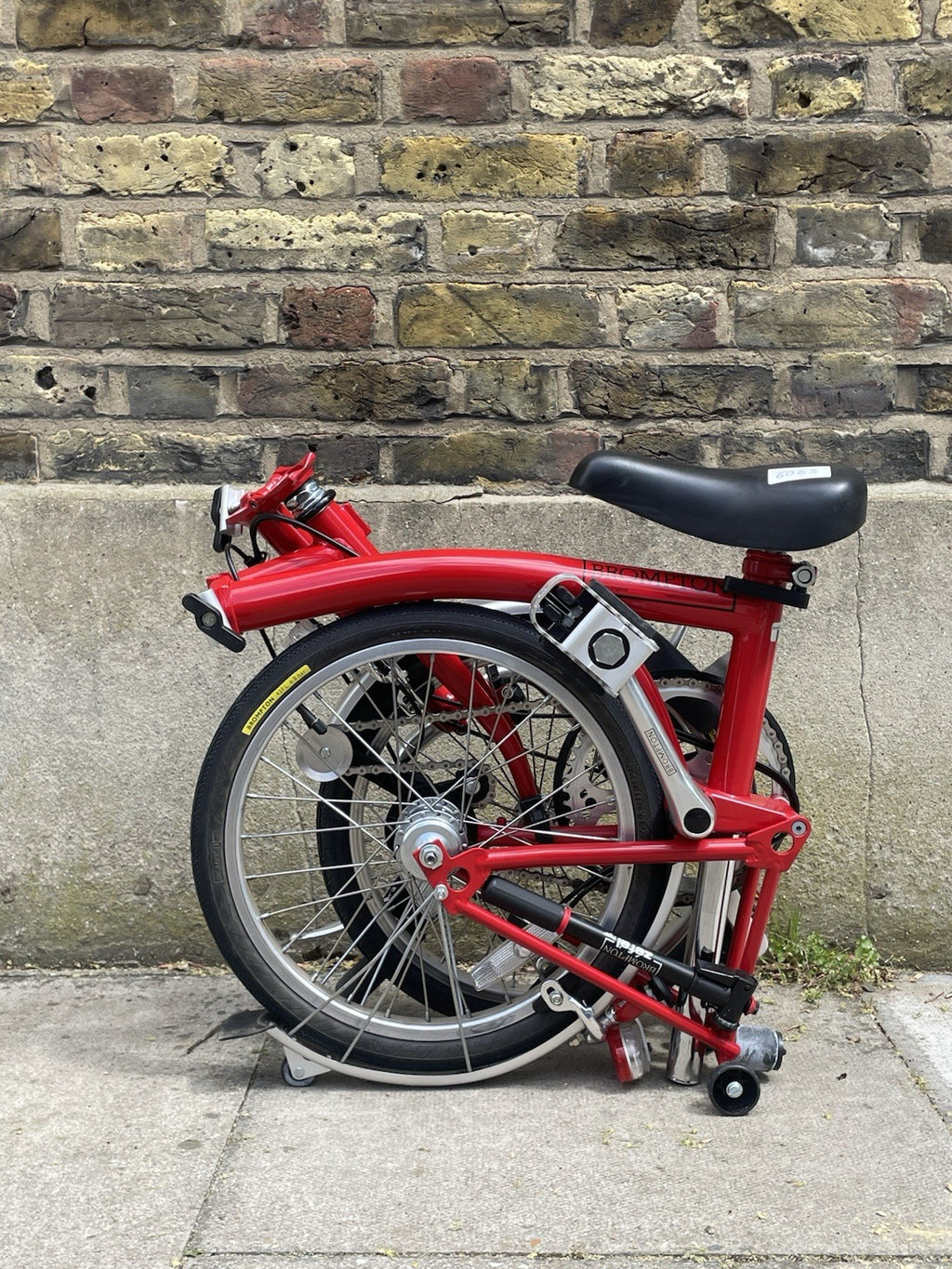 Brompton M3L Folding Bike 2004 - Red (NOS)