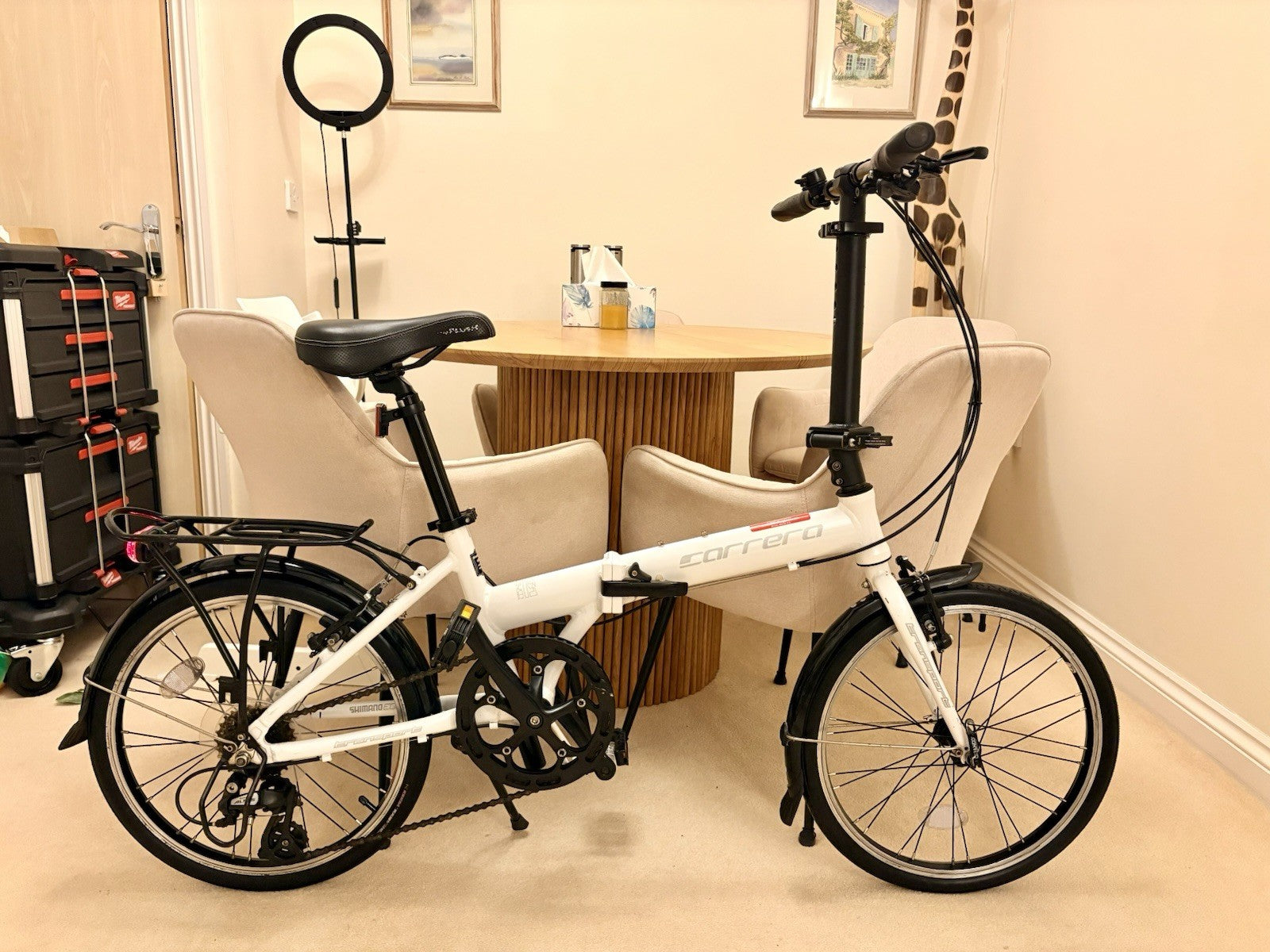 Carrera Transport Folding Bike 20” Shimano 8 Speed – Excellent Condition