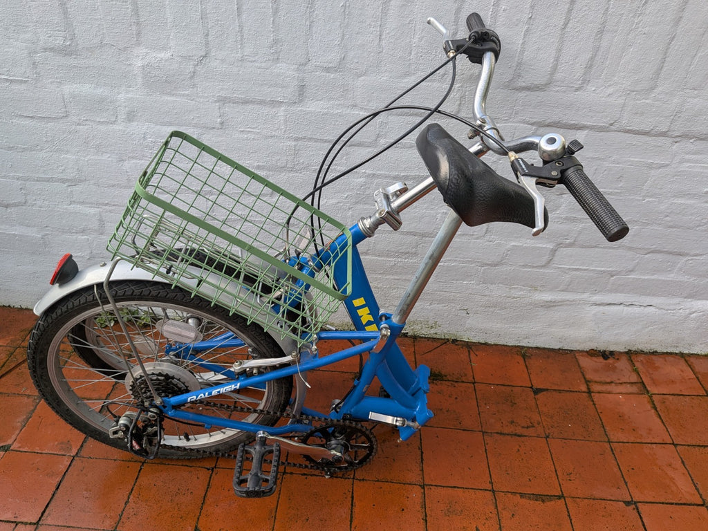 Folding IKEA Raleigh Adult Bike with Basket - Good Condition