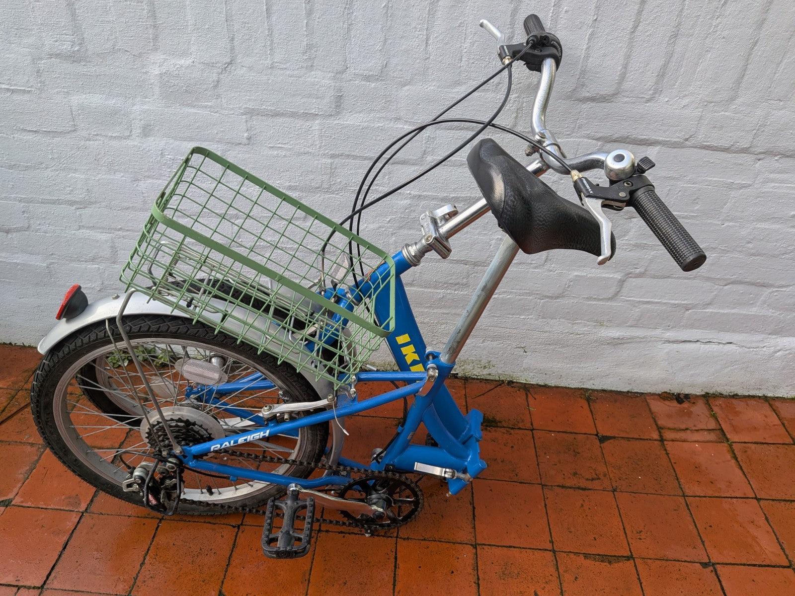 Folding IKEA Raleigh Adult Bike with Basket - Good Condition