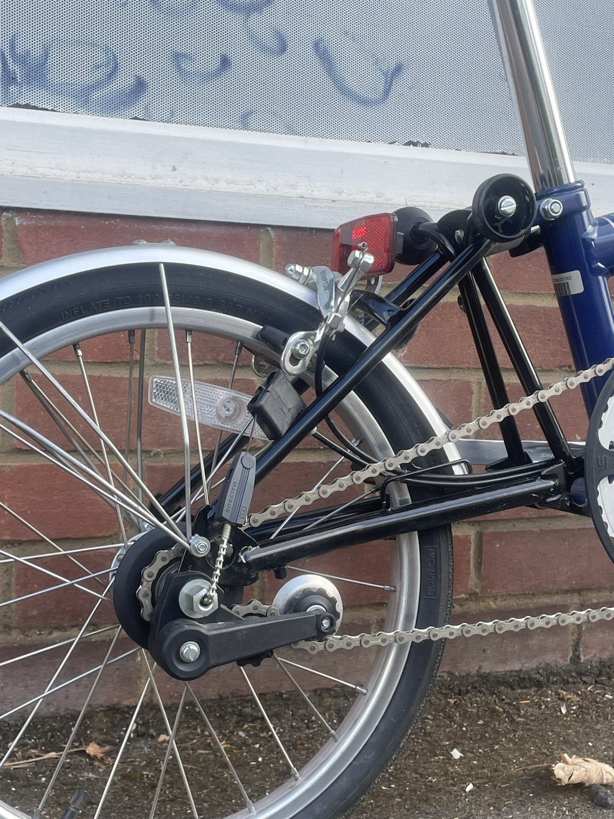 Brompton M3L Folding Bike - Tempest Blue