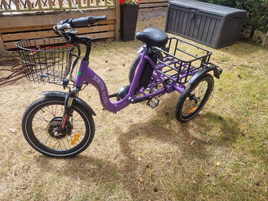 Jorvik JET-E Elite Folding Electric Tricycle,20" Wheels Excellent Condition