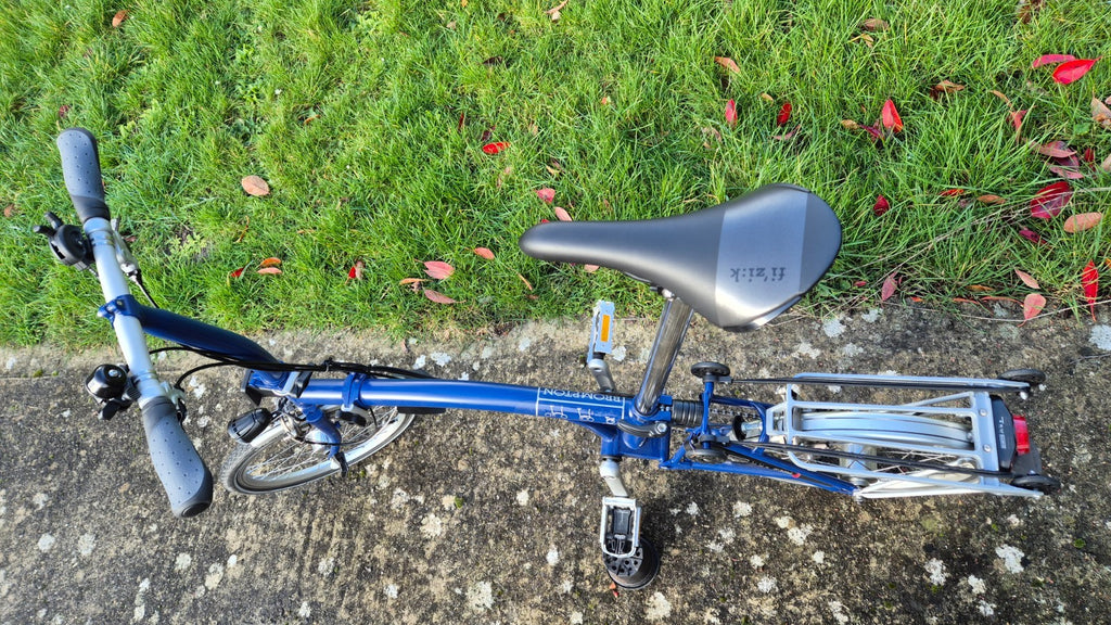 Cobalt Blue Brompton S6R - Rack & Hub Dynamo Lights - Excellent Condition!