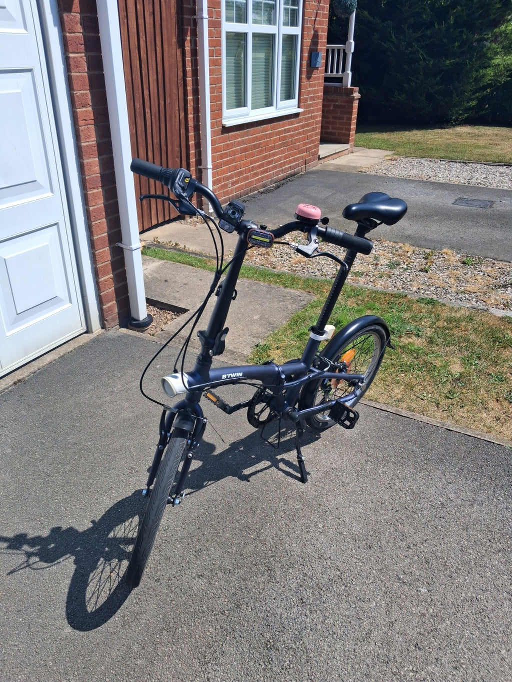 BTWIN Tilt 500 Folding Bike 20-inch Blue Great Condition