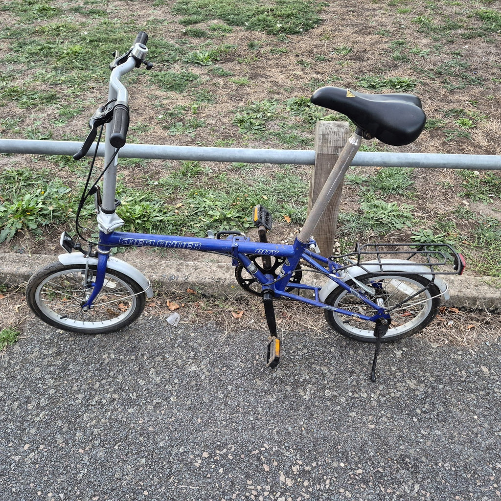 Land Rover Freelander City Folding Bicycle Blue