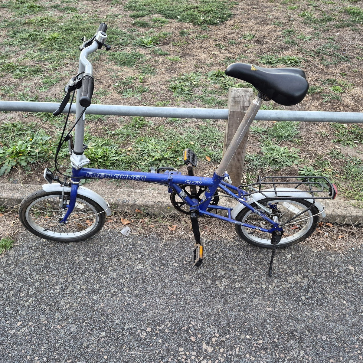 Land Rover Freelander City Folding Bicycle Blue