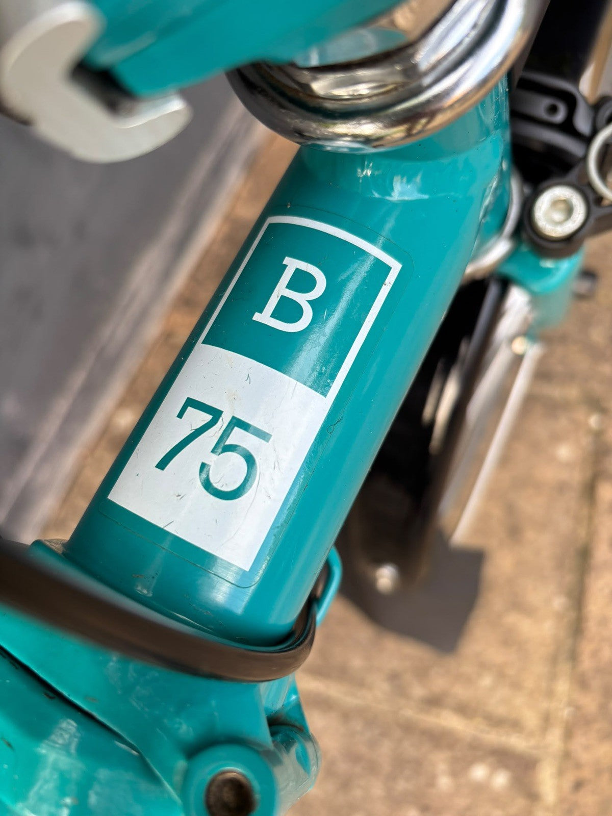 2021 Brompton B75 upgraded to C Line Folding Bicycle 3 Speed - Hardly Used
