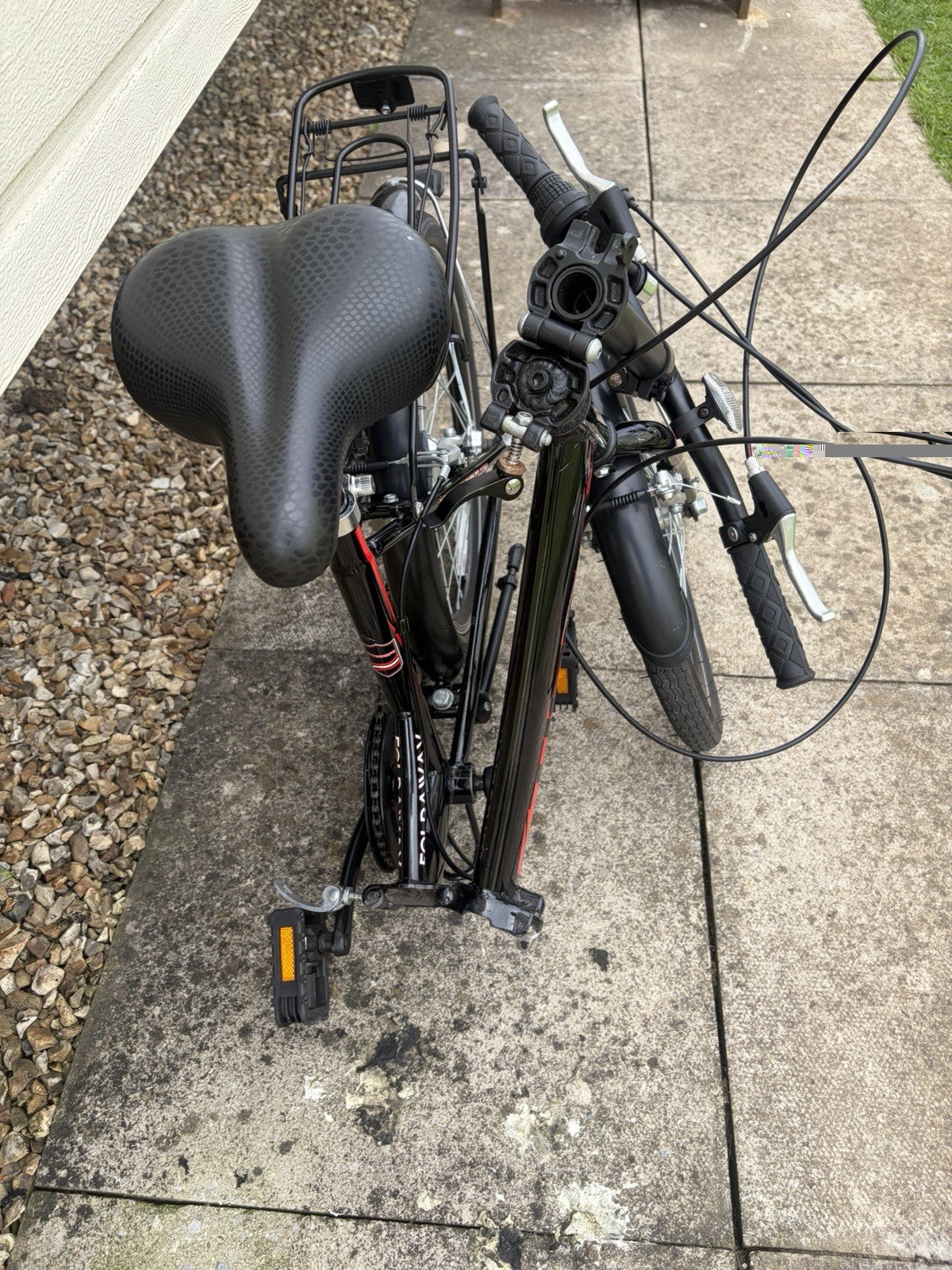 Tiger Foldaway Folding Unisex Bike, Black, Six Speed, 20inch alloy wheels.
