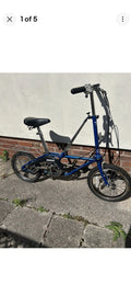Vintage 1988 Dahon Classic III Folding Bike – 3-Speed Sturmey Archer (Blue)