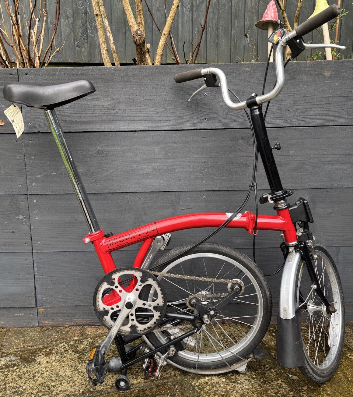 Brompton L3 (C Line) Folding bicycle in Red/Black - Test Ridden Only Condition