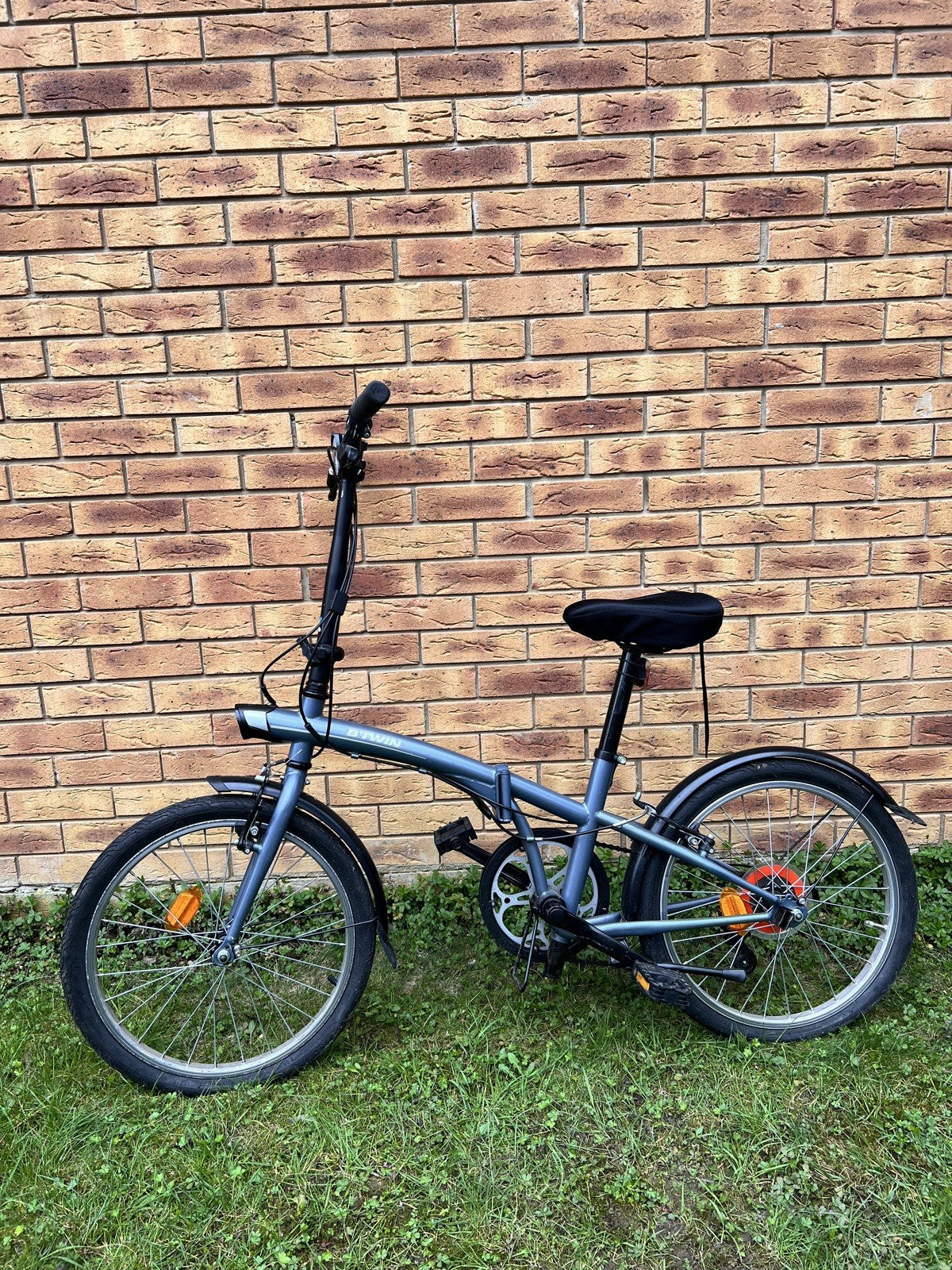 BTWIN Fold 500 Folding Bike 20-inch Blue Great Condition