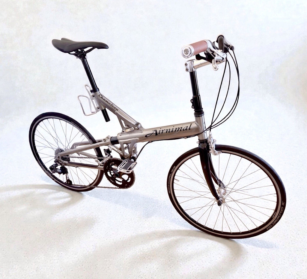 Airnimal Chameleon Elite Ultralight Folding Bike In Very Rare Raw Finish. Mint