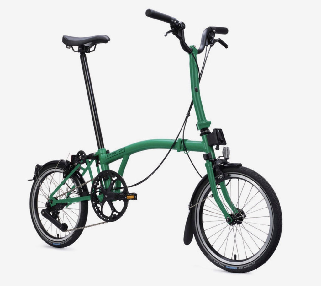 (BRAND NEW BOXED) Brompton C Line Folding Bike 12 Speed 16in - Palm Green 2026