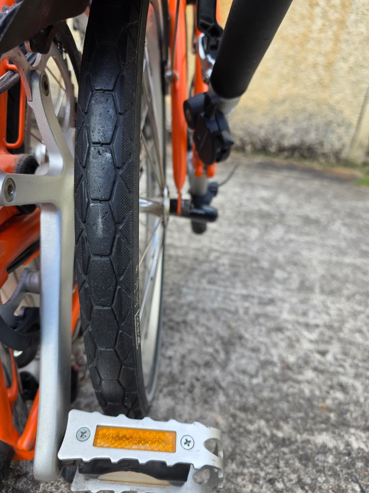 Brompton M6L Folding Bike - Orange Speed