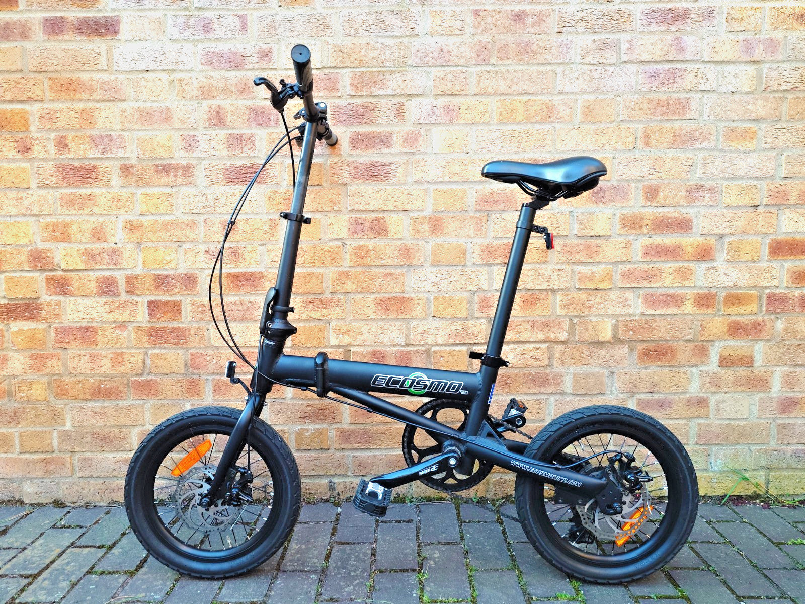 Ecosmo 16" Wheel Lightweight Alloy Folding Bicycle Bike 6 SP,Dual Disc-16AF02BLR