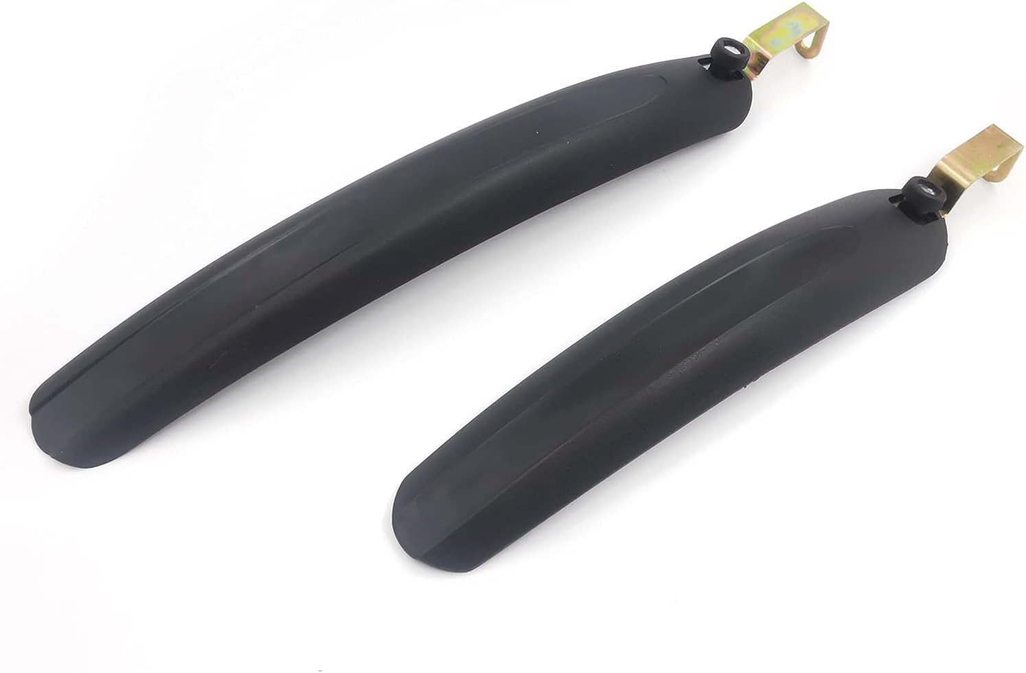 BMX Folding Bike Mudguard Set - Black, Front and Rear, PA Plastic, Small Wheel