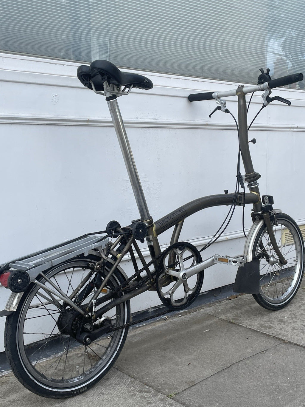 Brompton S3R 3-Speed Folding Bike - Raw Lacquer
