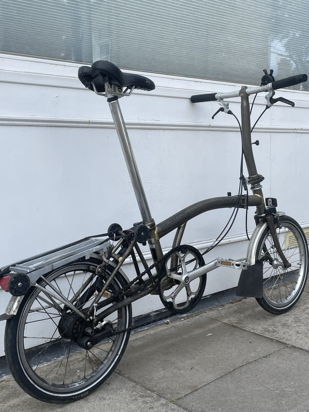 Brompton S3R 3-Speed Folding Bike - Raw Lacquer