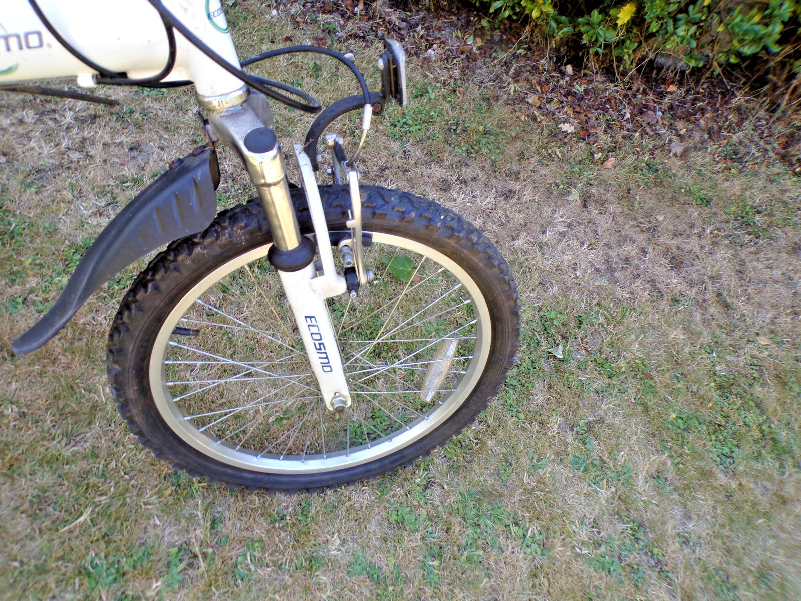 Ecosmo Lightweight Alloy Folding City Bicycle 20" Wheels White